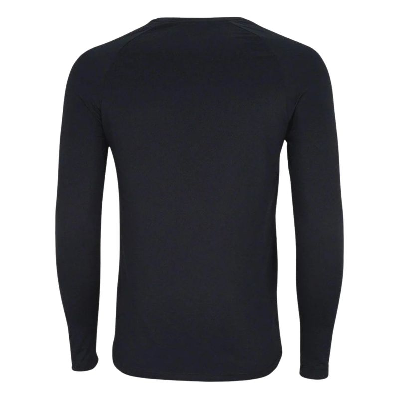 Camiseta Mizuno Manga Longa Pro Uv Masculina - Preta