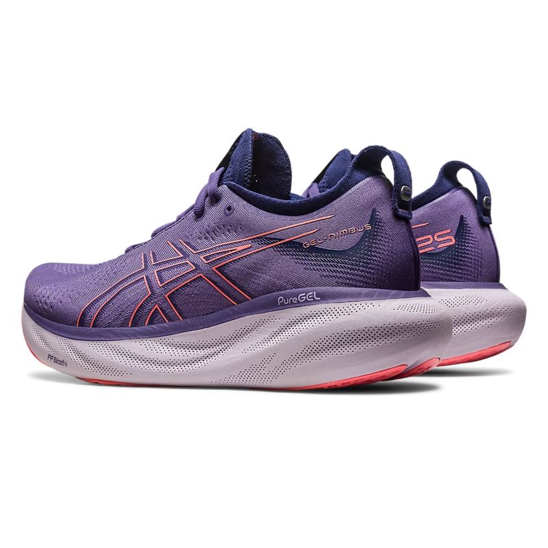 Tênis Asics Gel-Nimbus 25 Feminino - Roxo/Coral