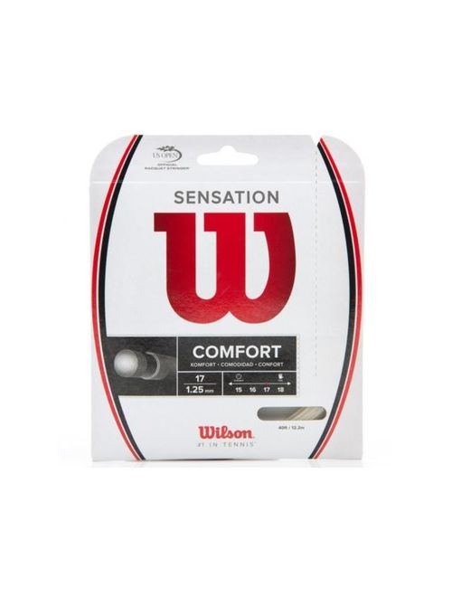 Corda Para Raquete Wilson Sensation 17L Cartela Set Individual Unissex - Branca