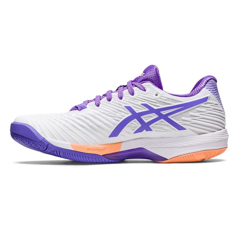 Tênis Asics Solution Speed FF 2 Feminino - Branco/Roxo