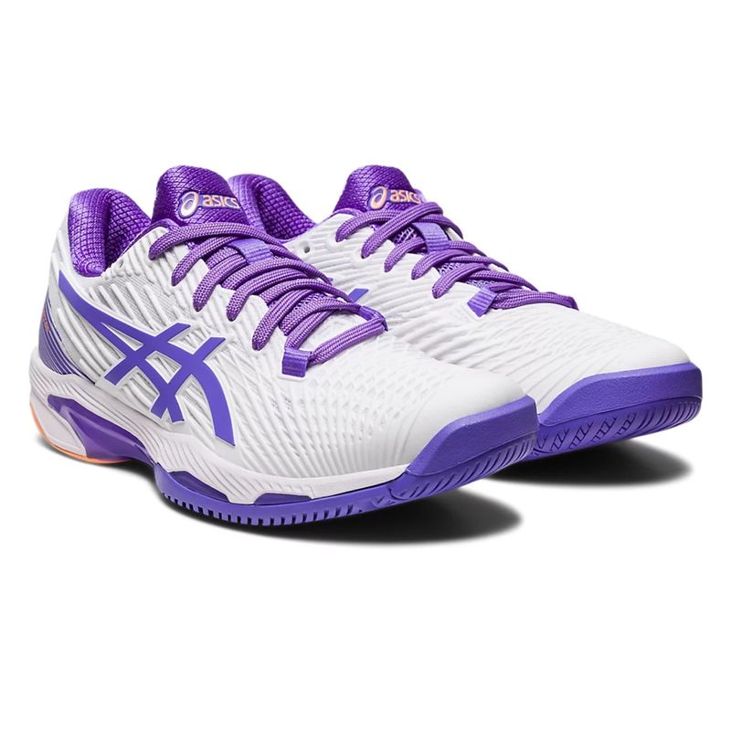 Tênis Asics Solution Speed FF 2 Feminino - Branco/Roxo