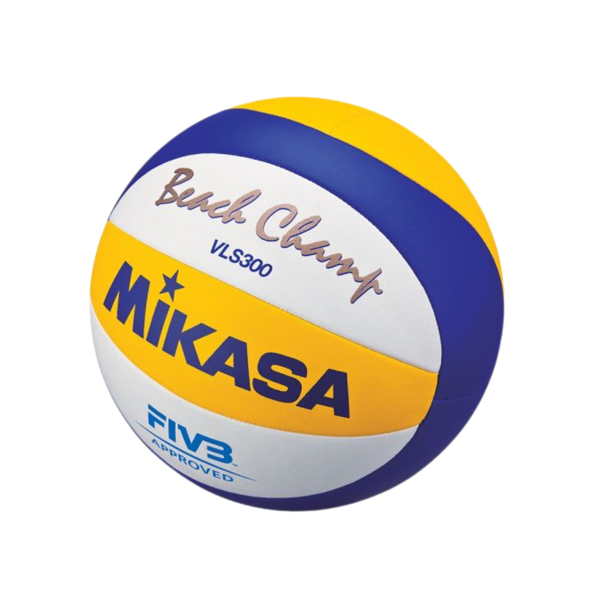 Bola Vôlei Praia Mikasa Vls300 Fivb Unissex - Branca/Amarela