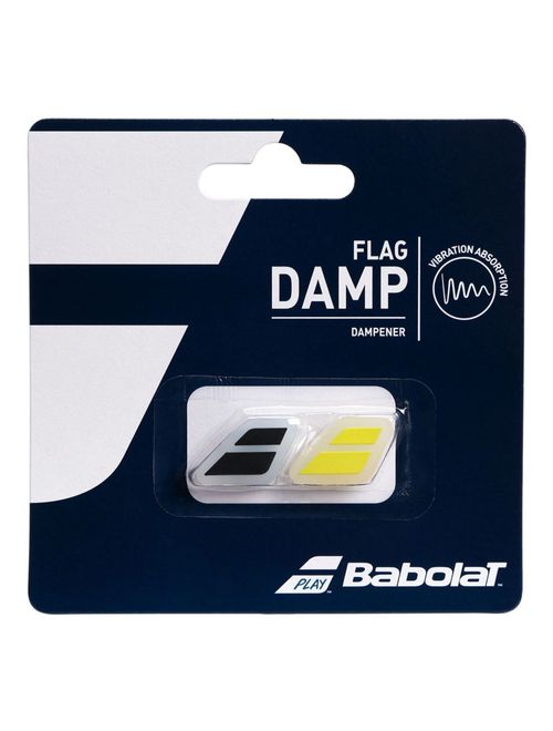 Antivibrador Babolat Flag Damp X2 Unissex - Preto/Amarelo