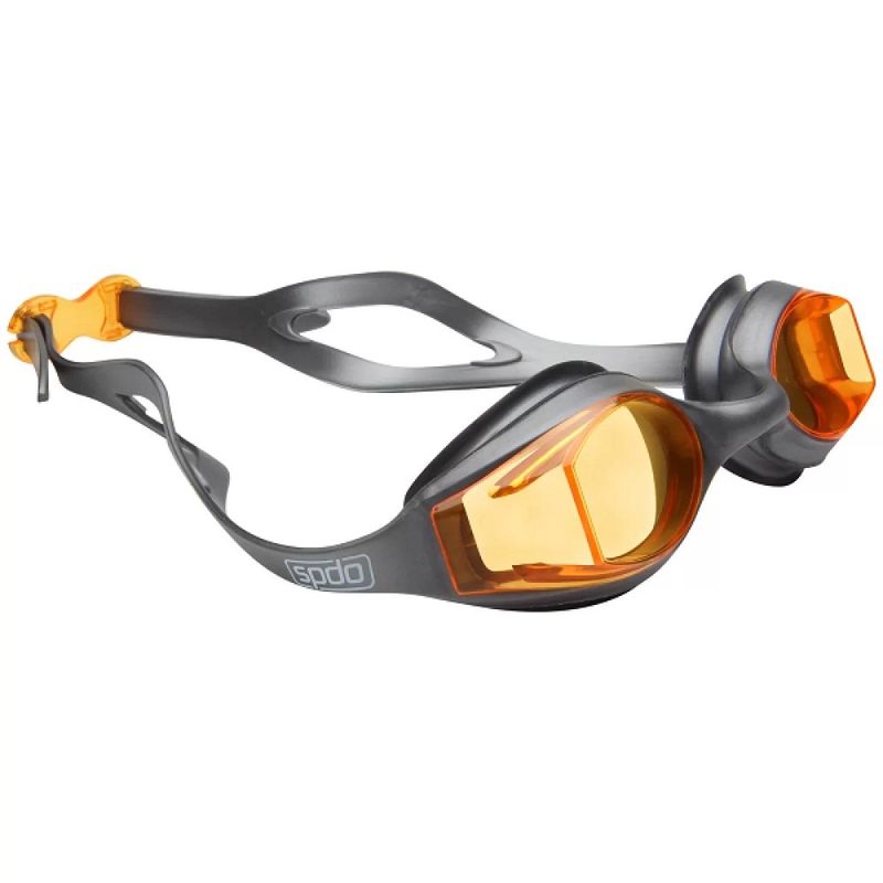 Oculos-de-Natacao-Speedo-Focus---Cinza-Laranja---Unissex----UN