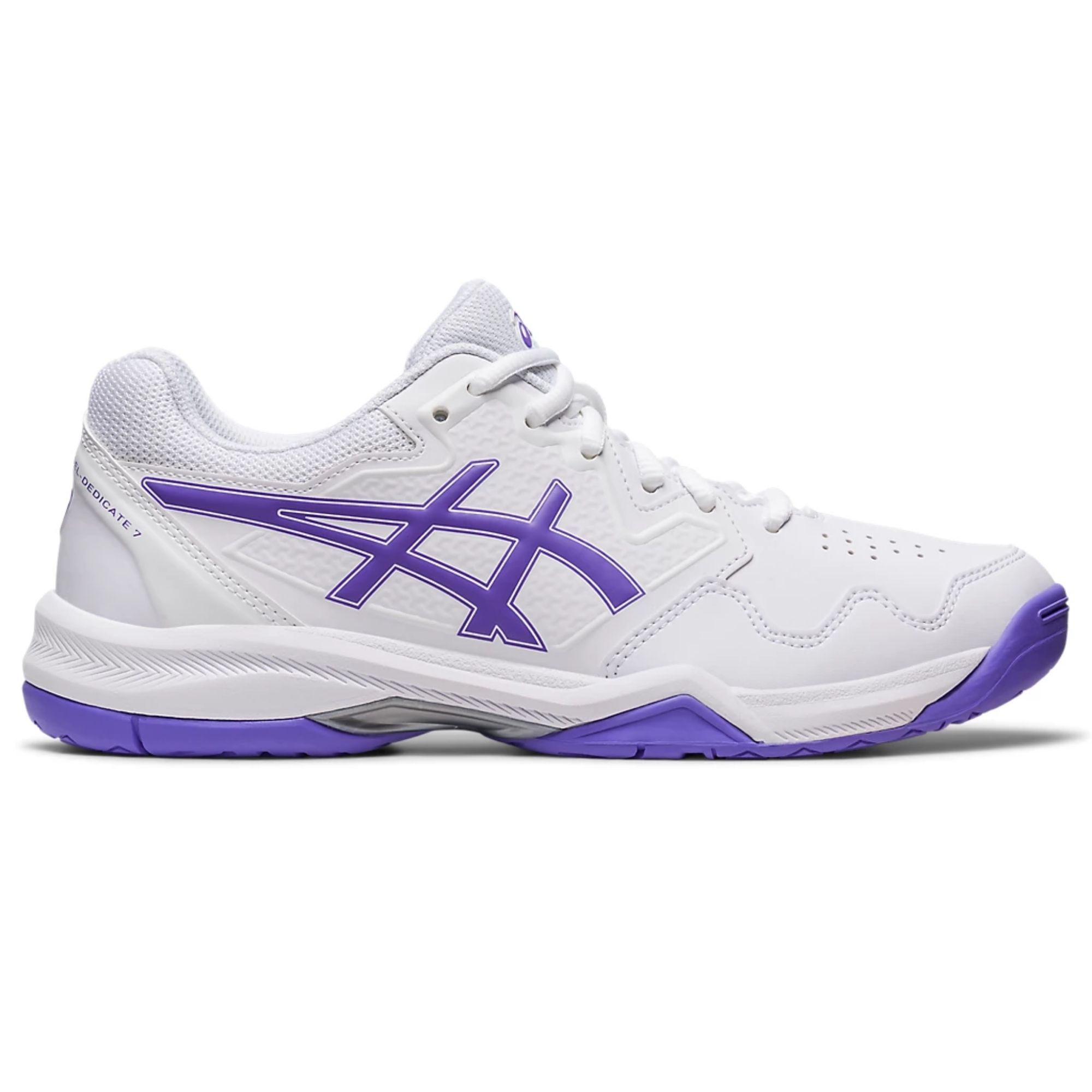 Tênis Asics Gel-Dedicate 7 Feminino - Branco/Lilás