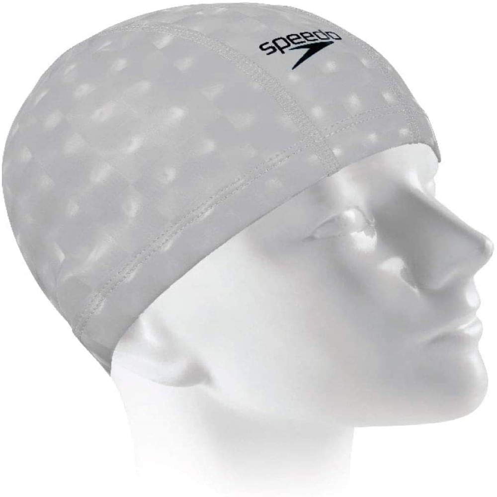 Touca De Natação Speedo Comfort Cap 3D Unissex - Prata