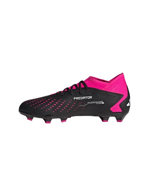 Chuteira Campo Adidas Predator Accuracy. 3 Masculina - Preta/Rosa