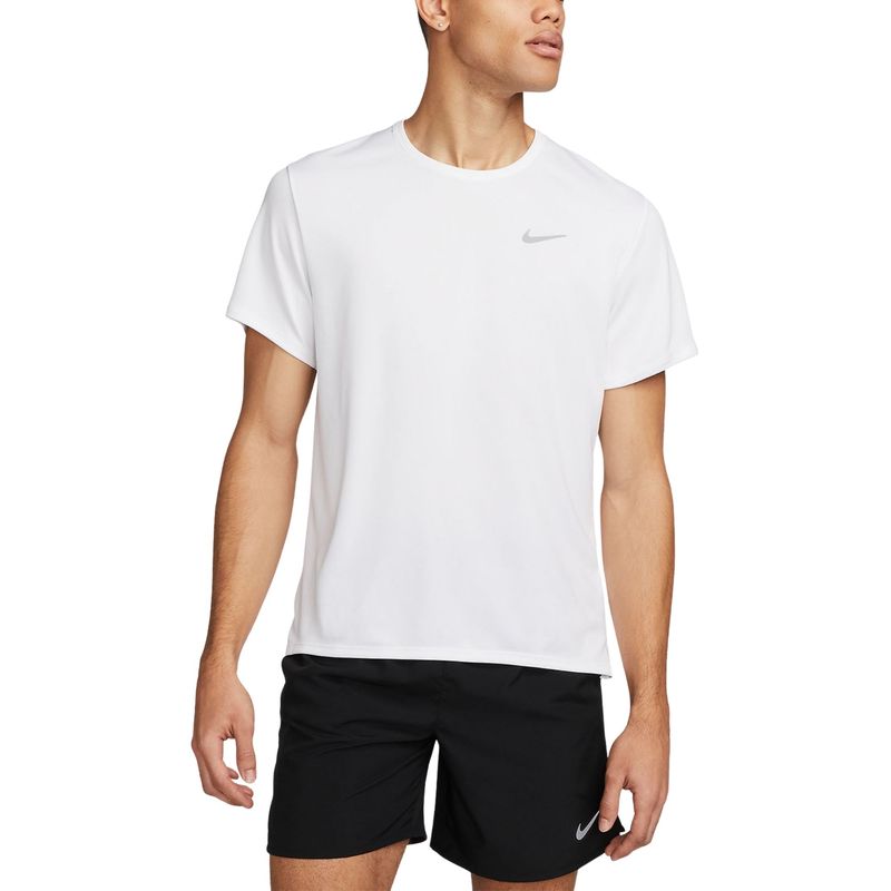 Mens white best sale dri fit shirt