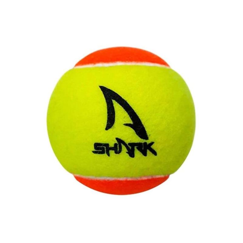Bola-de-Beach-Tennis-Shark-Pack-Com-3-Unidades---Unissex---Amarelo-Laranja