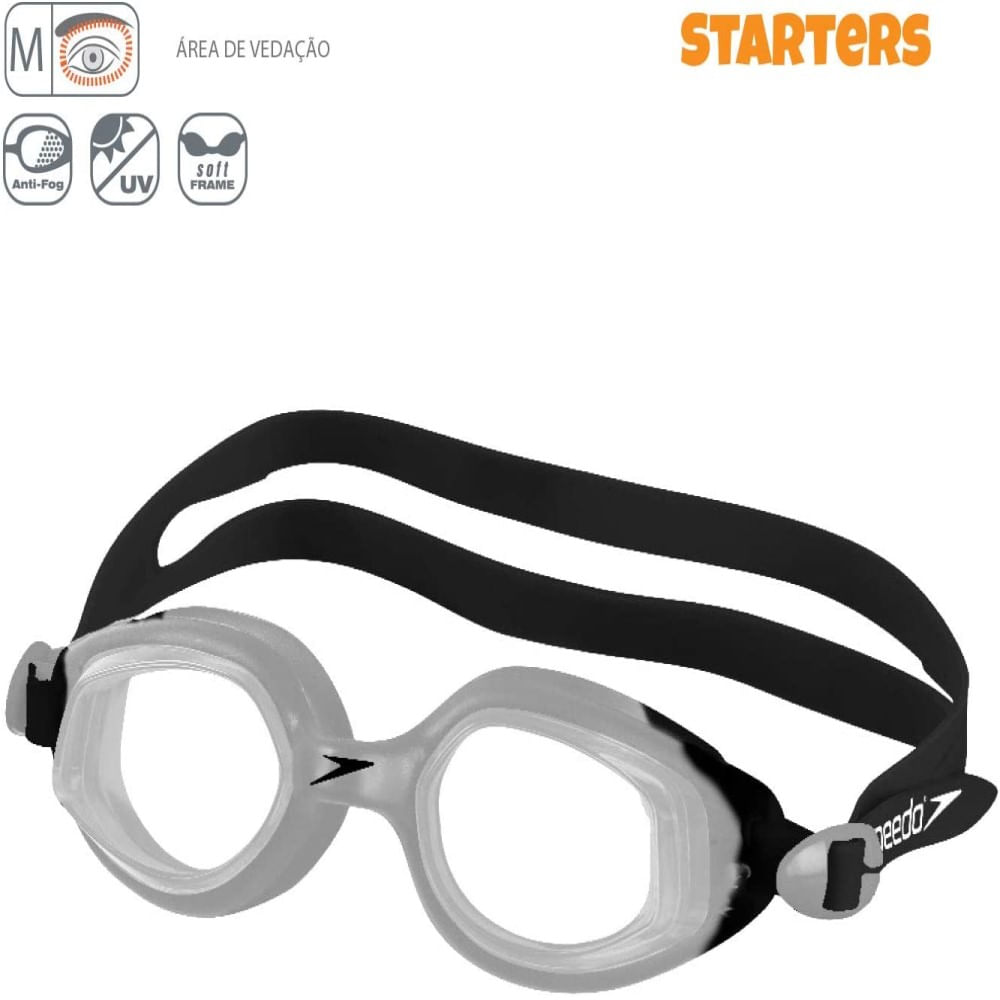 Óculos De Natação Speedo Smart Slc Unissex - Prata/Cristal