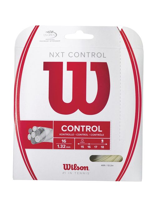 Corda Para Raquete Wilson Nxt Control 16 Unissex - Branca