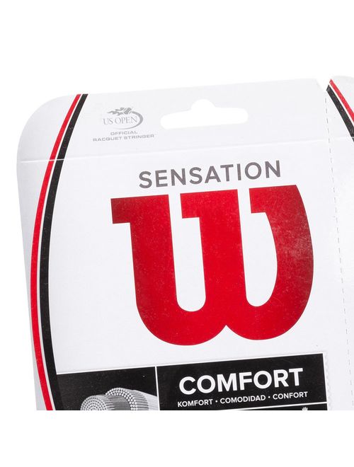 Corda Para Raquete Wilson Sensation 16L Cartela Set Individual Unissex - Branca