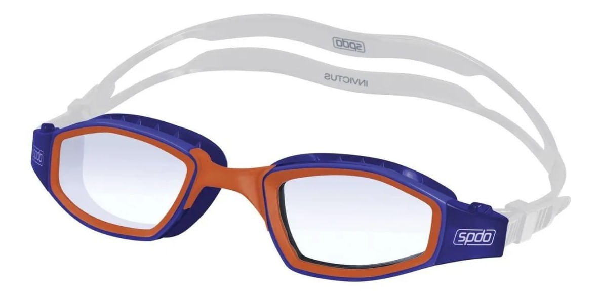Óculos De Natação Speedo Invictus Unissex - Azul/Cristal