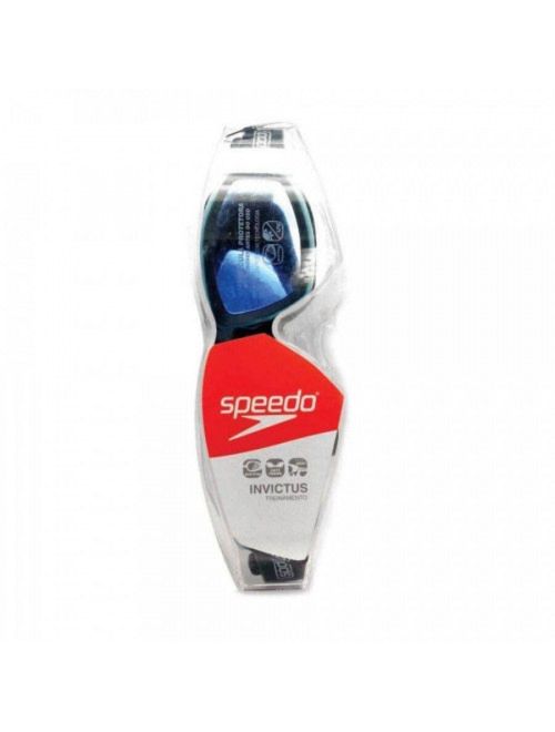 Óculos De Natação Speedo Invictus Unissex - Azul/Cristal
