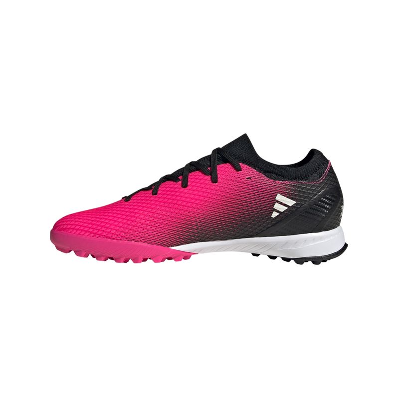 Chuteira Society Adidas  X Speedportal.3 Masculina - Rosa/Preta
