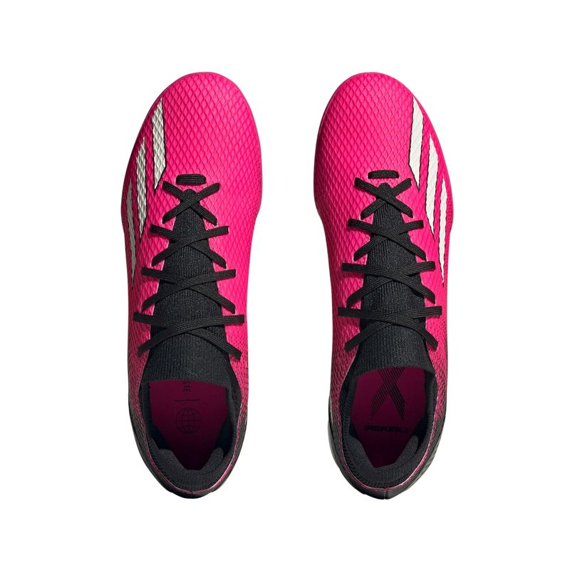 Chuteira Society Adidas  X Speedportal.3 Masculina - Rosa/Preta