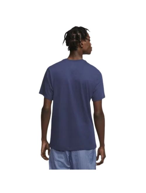 Camiseta Nike Sportswear Tee Icon Futura Masculina - Azul Marinho/Branca
