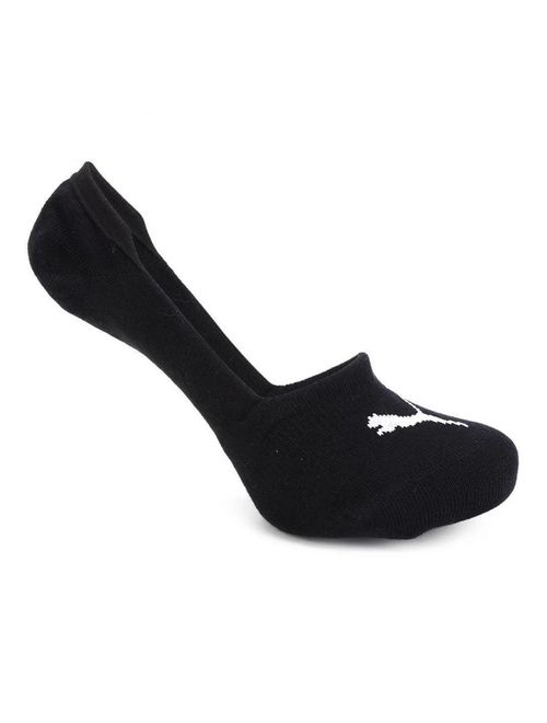 Kit Meias Sapatilha Puma Invisível 2 Pares Masculina - Branca/Preta