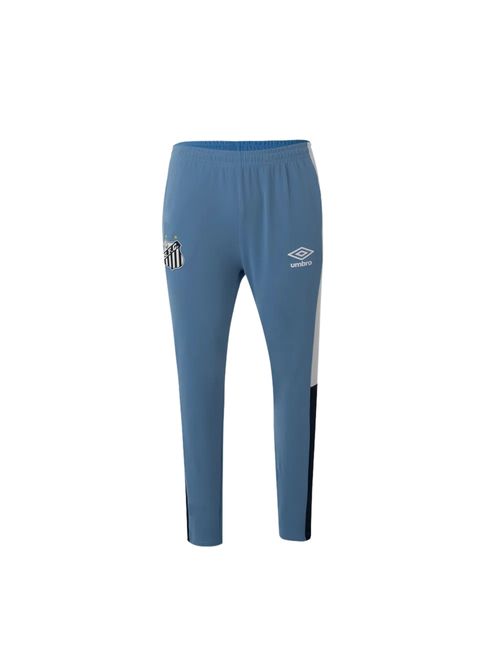Calça Santos Umbro Treino 23 Masculina - Azul/Branca