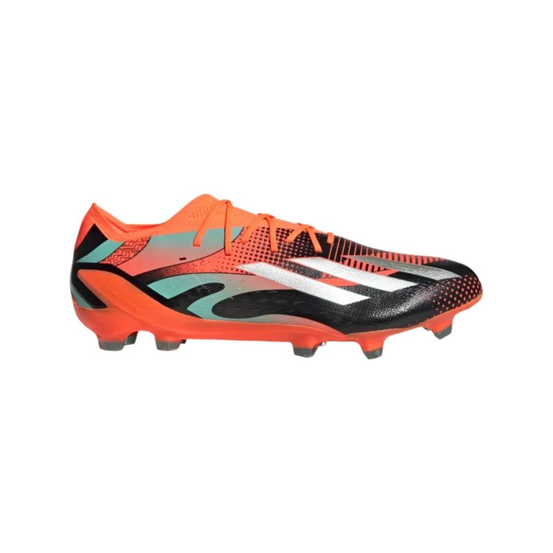 Chuteira Campo Adidas X Messi I 22 Masculina - Laranja/Preta
