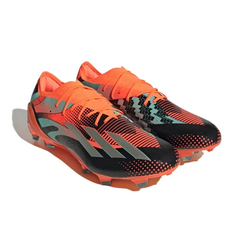 Chuteira Campo Adidas X Messi I 22 Masculina - Laranja/Preta