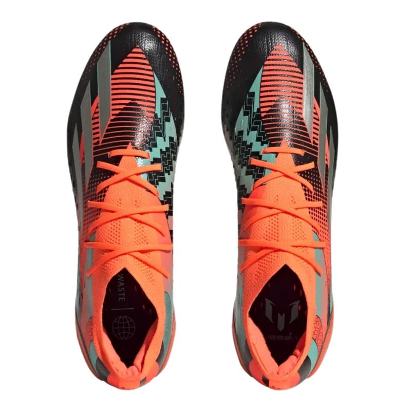 Chuteira Campo Adidas X Messi I 22 Masculina - Laranja/Preta