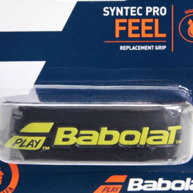 Cushion-Grip-Babolat-Syntec-Pro-Feel-X1-Unissex---Amarelo-Preto