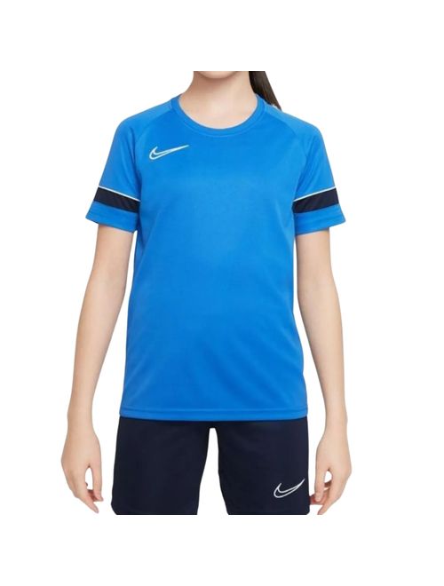 Camisa Nike Dri Fit Academy 21 Infantil - Azul Royal