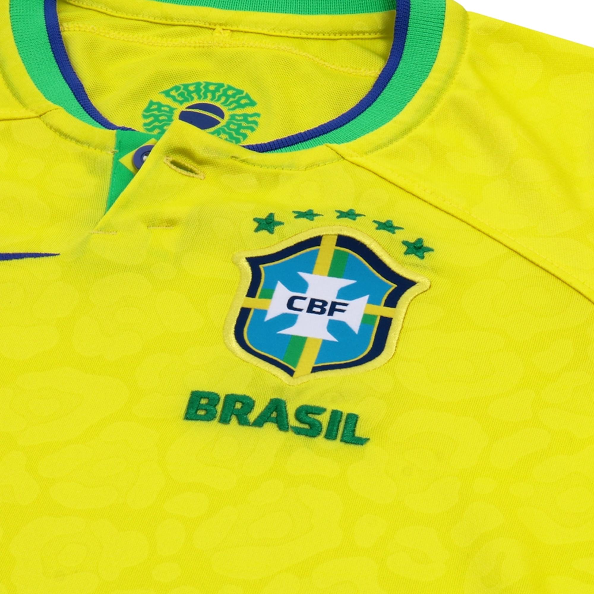 Camiseta Nike Brasil 22 Escudo Infantil DH7765-740 - Ativa Esportes