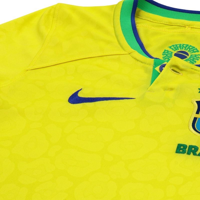 Camisa Nike Brasil I 22/23 Torcedor Pro Infantil DN1204-740 - Ativa Esportes