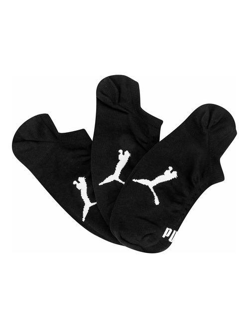 Kit Meia Sapatilha Puma Invisível 3 Pares Masculina - Preta