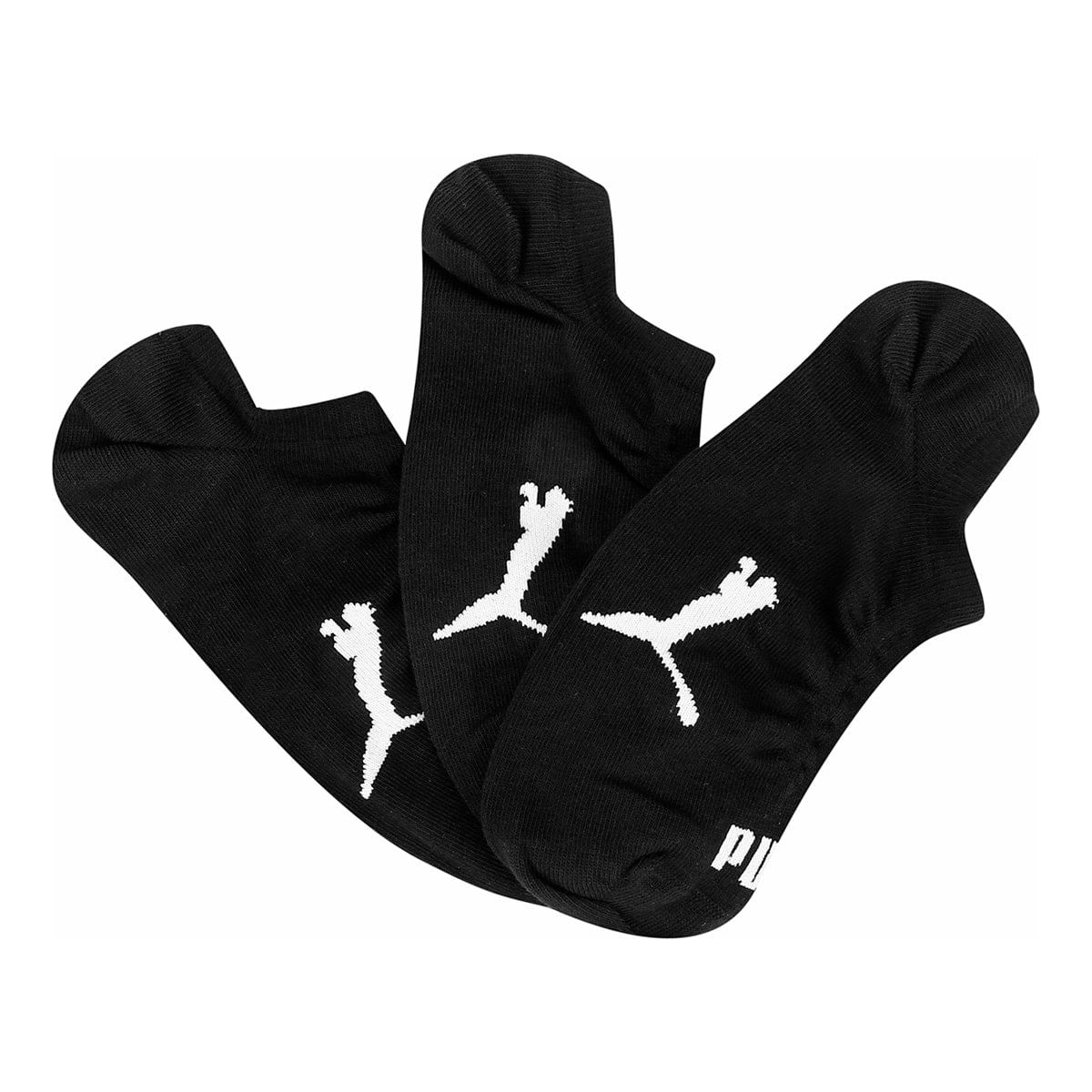Kit Meia Sapatilha Puma Invisível 3 Pares Masculina - Preta