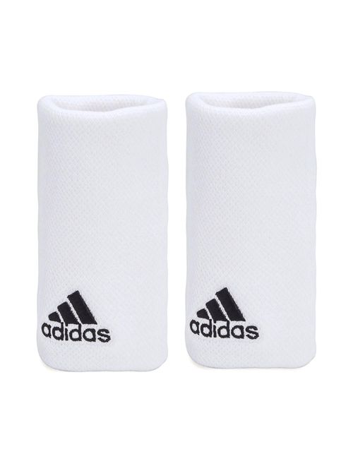 Munhequeira Adidas Wristband Unissex - Branca/Preta