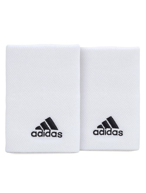 Munhequeira Adidas Wristband Unissex - Branca/Preta