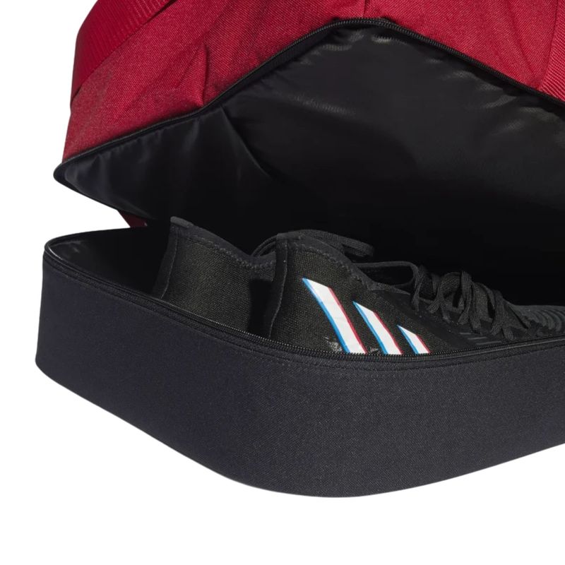 Mala Adidas Duffle Tiro League Unissex Preto/Vermelho