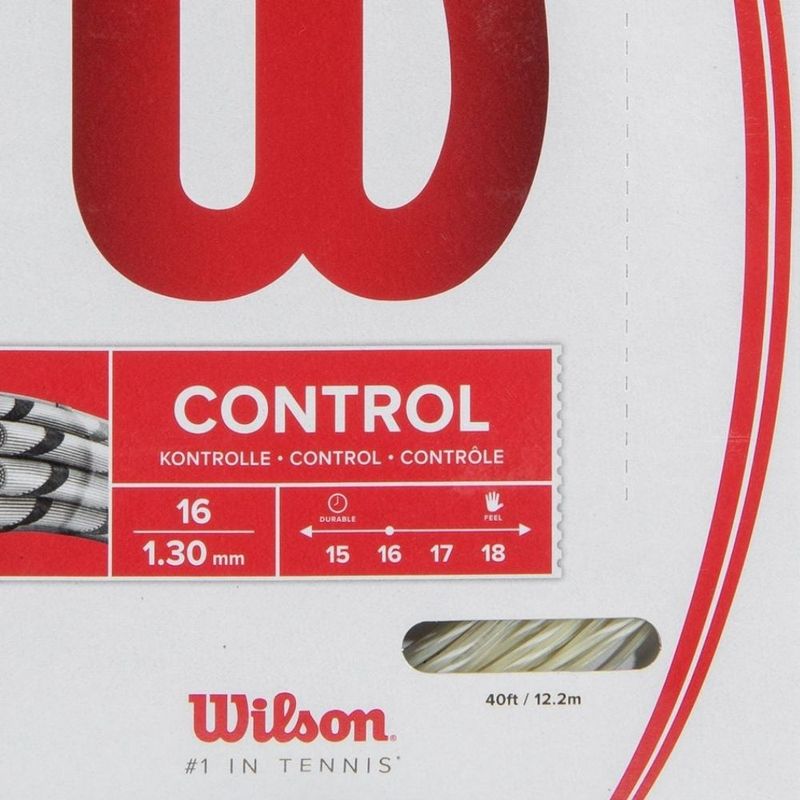 Corda Para Raquete Wilson Sensation Control Unissex - Natural