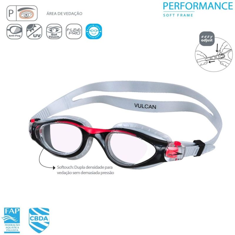 Oculos-De-Natacao-Speedo-Vulcan-Unissex---Prata-Transparente