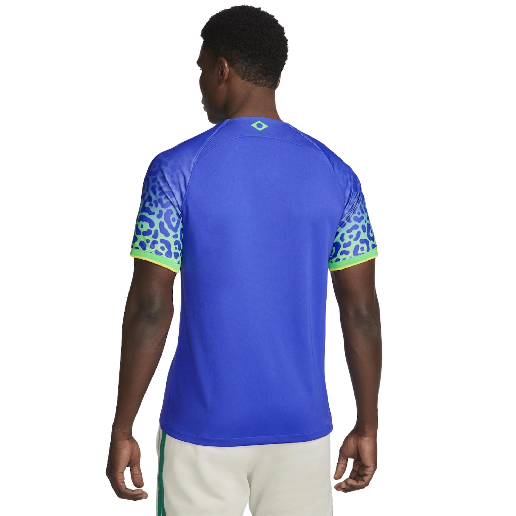 Camisa Brasil CBF II 22/23 Nike Torcedor Pro Masculina - Azul/Verde - Bayard  Esportes