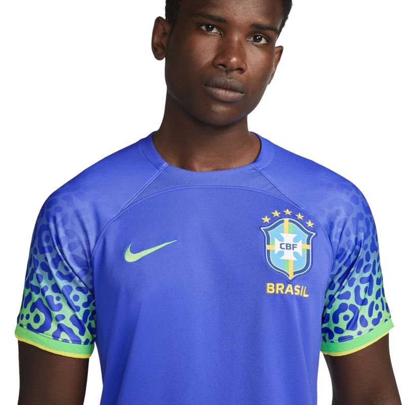 Camisa Brasil CBF II 22/23 Nike Torcedor Pro Masculina - Azul