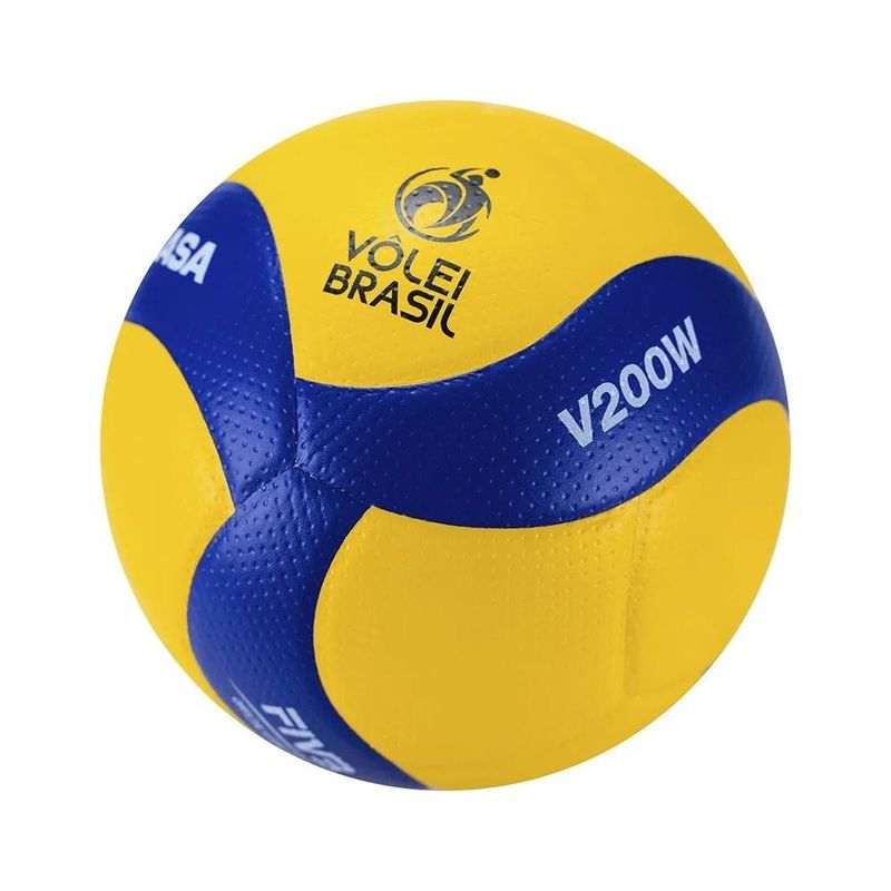 Bola-Oficial-De-Voleibol-Mikasa-V200W-Unissex---Amarela-Azul-Royal