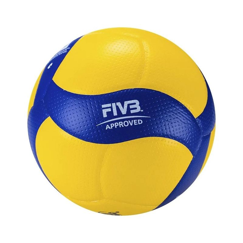 Bola-Oficial-De-Voleibol-Mikasa-V200W-Unissex---Amarela-Azul-Royal