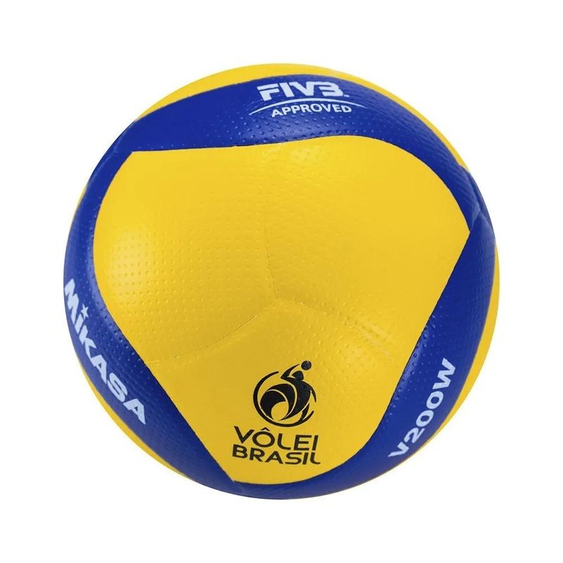 Bola-Oficial-De-Voleibol-Mikasa-V200W-Unissex---Amarela-Azul-Royal