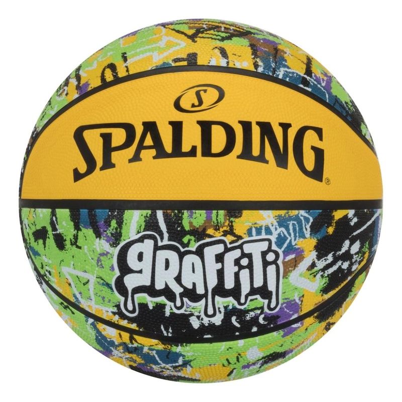 Bola-De-Basquete-Spalding-Graffiti-Unissex---Verde-Amarela