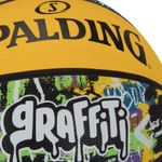 Bola de Basquete Spalding Graffiti Amarelo+Verde - Claus Sports