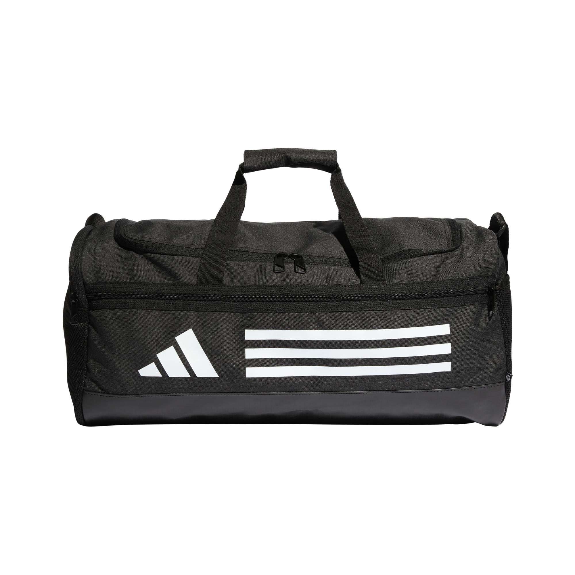 Mala Adidas Essentials Training Duffel Bag Small Unissex Preta Branca