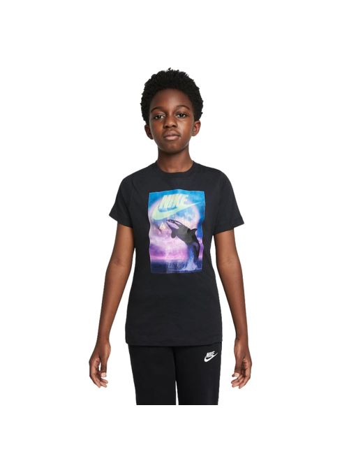 Camiseta Nike Air Photo Infantil - Preta