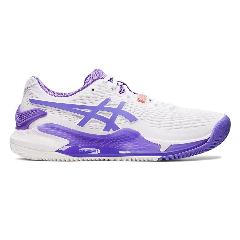 Tenis-Asics-Gel-Resolution-9-Clay-Feminino---Branco-Roxo