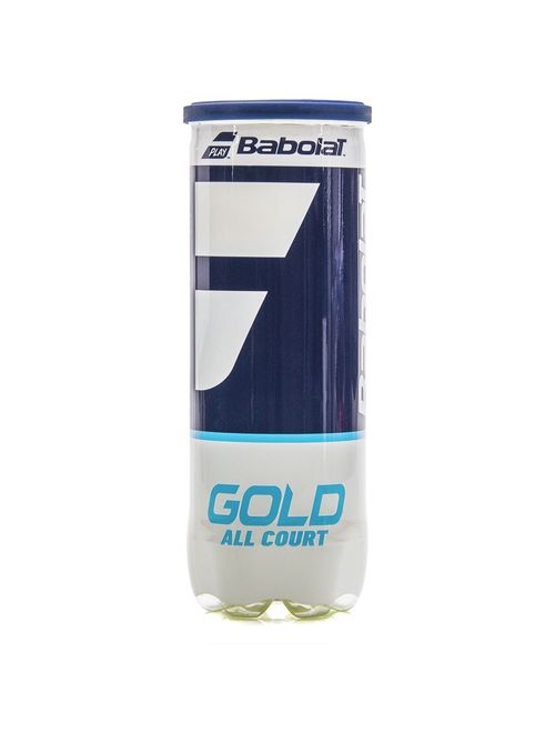 Bola de Tênis Babolat Gold All Court Tubo Com 3 Unidades Unissex - Amarela