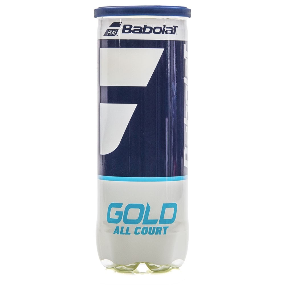 Bola de Tênis Babolat Gold All Court Tubo Com 3 Unidades Unissex - Amarela