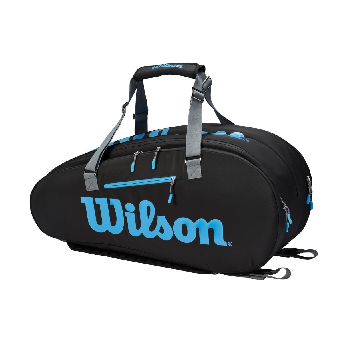 Raqueteira Wilson Esp Ultra X9 Unissex - Preta/Azul